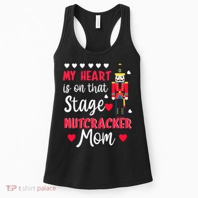 Christmas Nutcracker Mom Love Ballet Dance Mom Women's Tank Top
