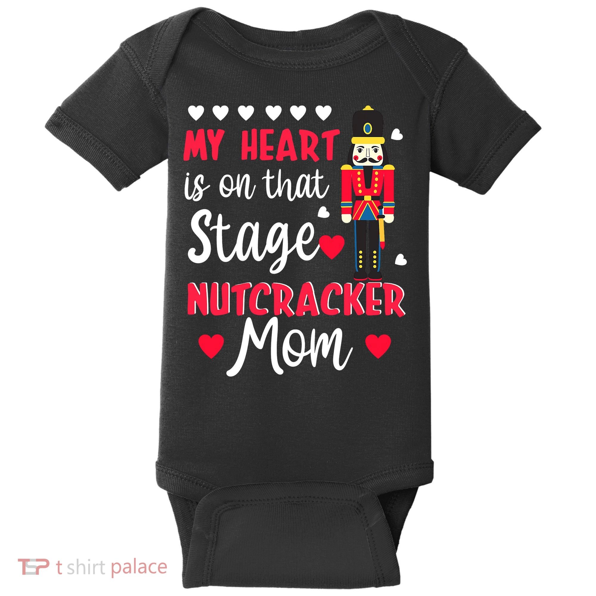 Christmas Nutcracker Mom Love Ballet Dance Mom Baby Bodysuit