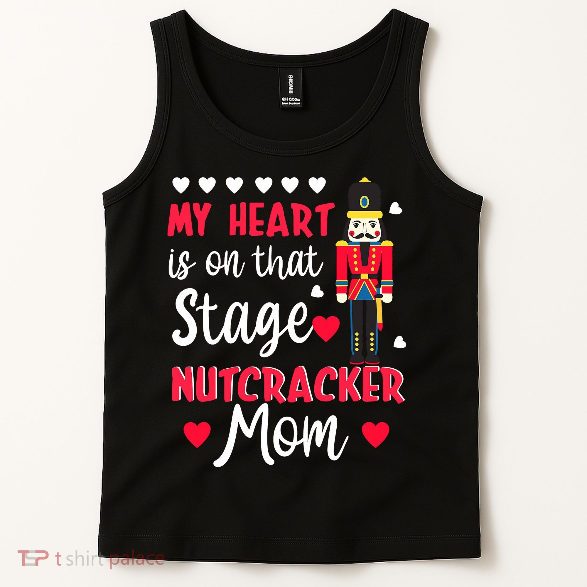 Christmas Nutcracker Mom Love Ballet Dance Mom Tank Top