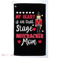 Christmas Nutcracker Mom Love Ballet Dance Mom Golf Towel thumb 0