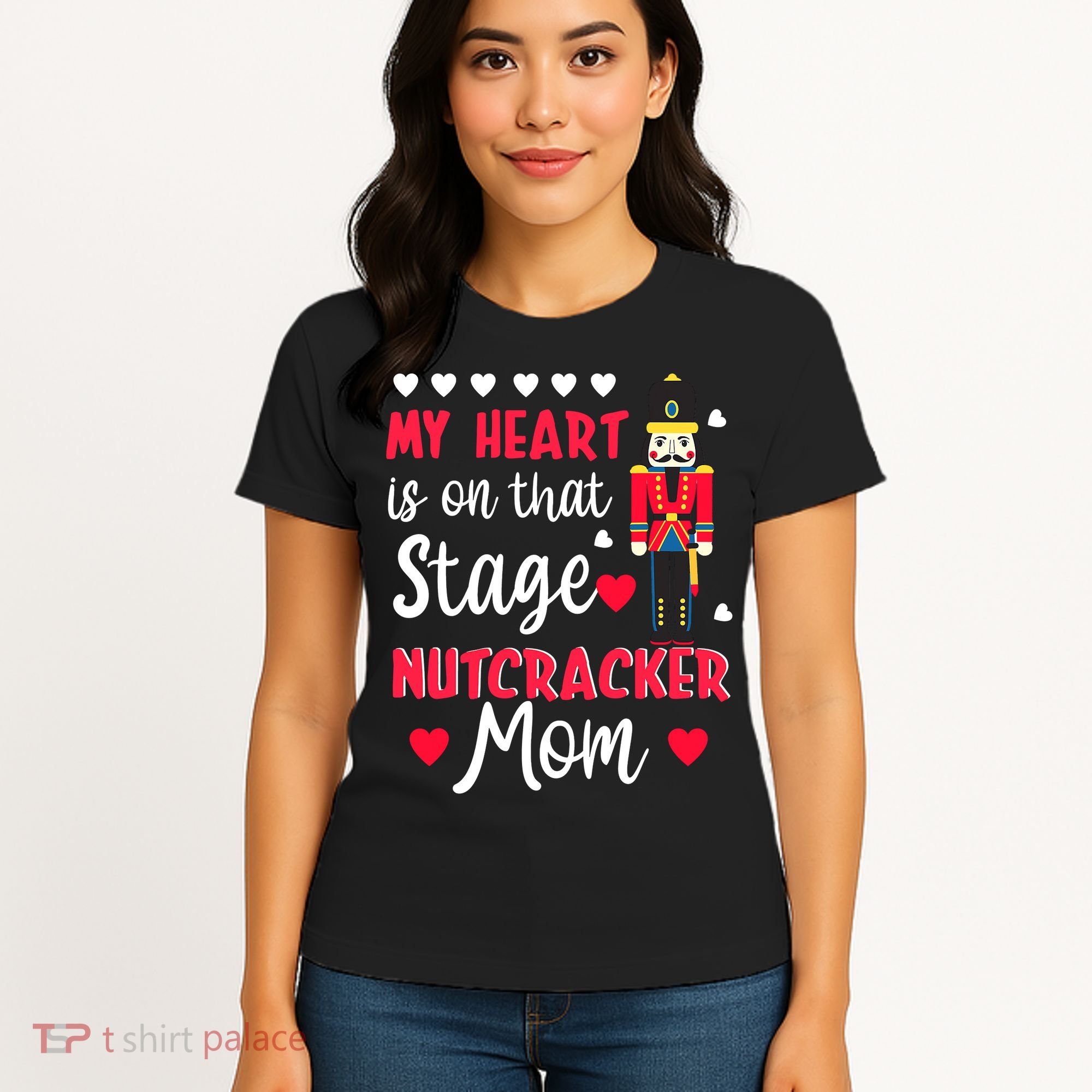 Christmas Nutcracker Mom Love Ballet Dance Mom Women's T-Shirt