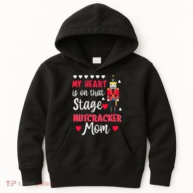 Christmas Nutcracker Mom Love Ballet Dance Mom Kids Hoodie