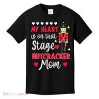 Christmas Nutcracker Mom Love Ballet Dance Mom Kids T-Shirt thumb 0