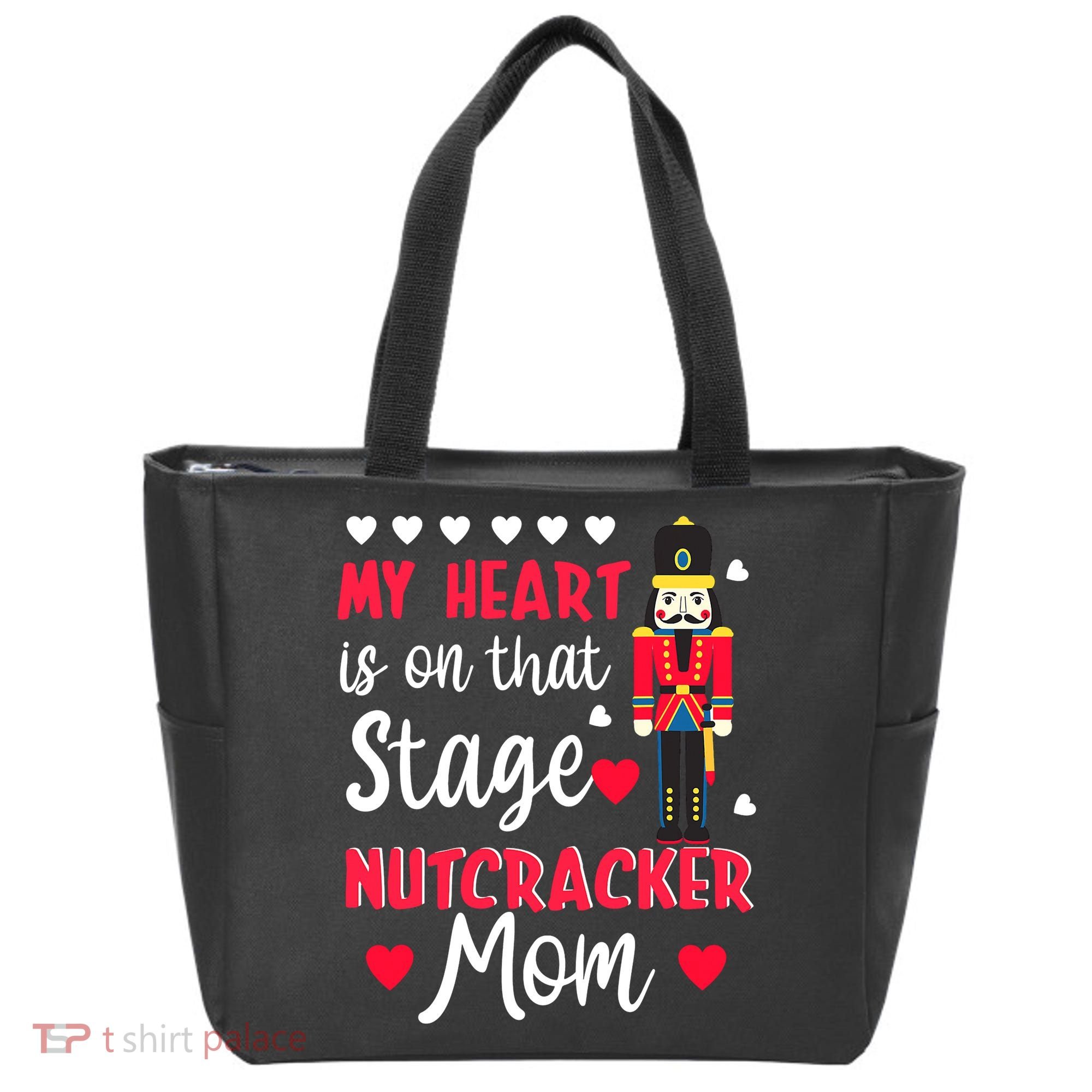 Christmas Nutcracker Mom Love Ballet Dance Mom Tote Bag