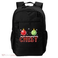 Chest Nuts Matching Chestnuts Funny Christmas Couples Chest Backpack thumb 0