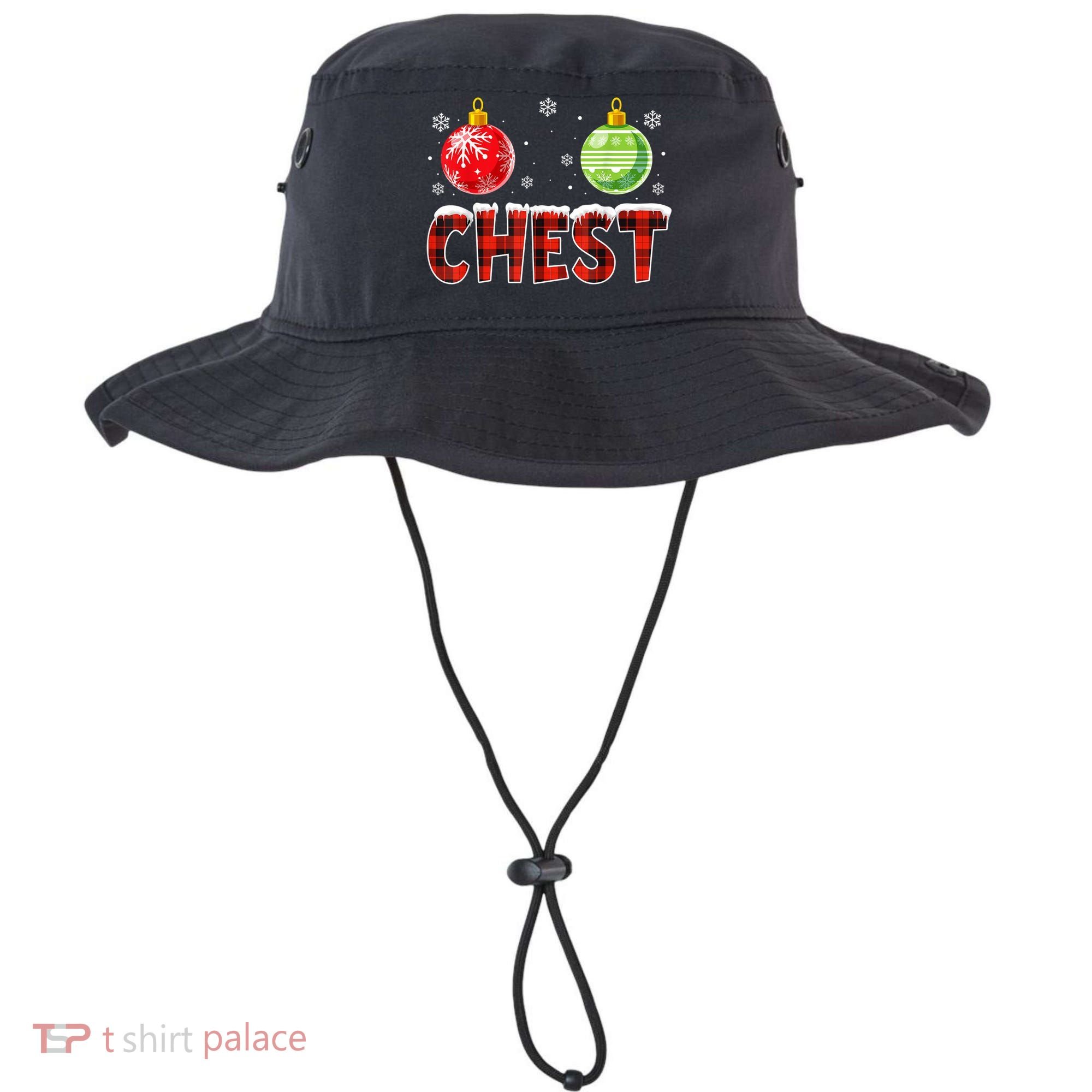 Chest Nuts Matching Chestnuts Funny Christmas Couples Chest Bucket Hat