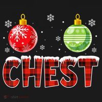 Chest Nuts Matching Chestnuts Funny Christmas Couples Chest Women's Tank Top thumb 5
