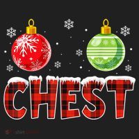 Chest Nuts Matching Chestnuts Funny Christmas Couples Chest Hat thumb 2