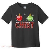 Chest Nuts Matching Chestnuts Funny Christmas Couples Chest Toddler T-Shirt thumb 0