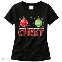 Chest Nuts Matching Chestnuts Funny Christmas Couples Chest Women's T-Shirt thumb 0
