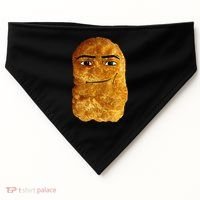 Chicken Nugget Meme USA-Made Doggie Bandana thumb 0