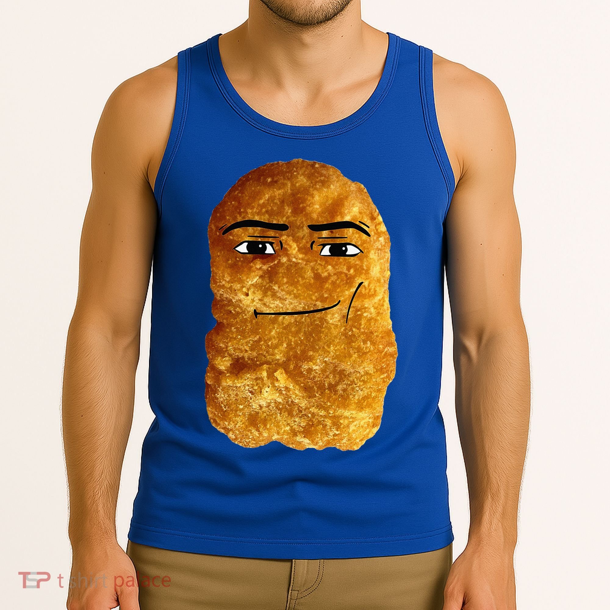 Chicken Nugget Meme Tank Top