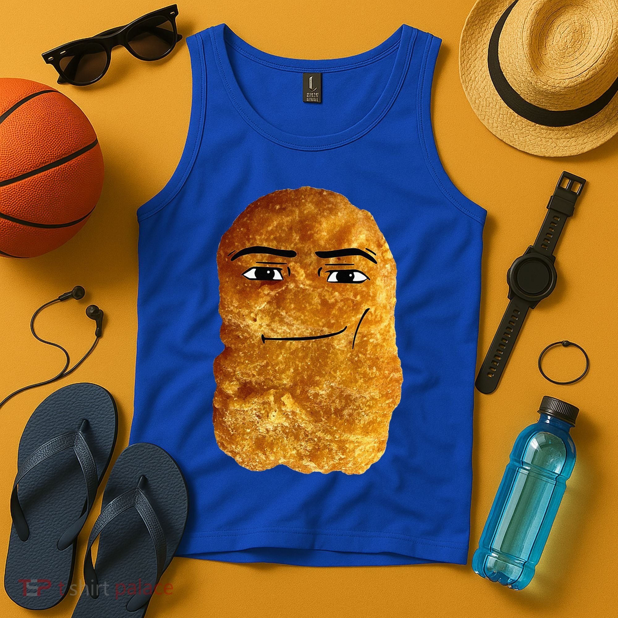 Chicken Nugget Meme Tank Top
