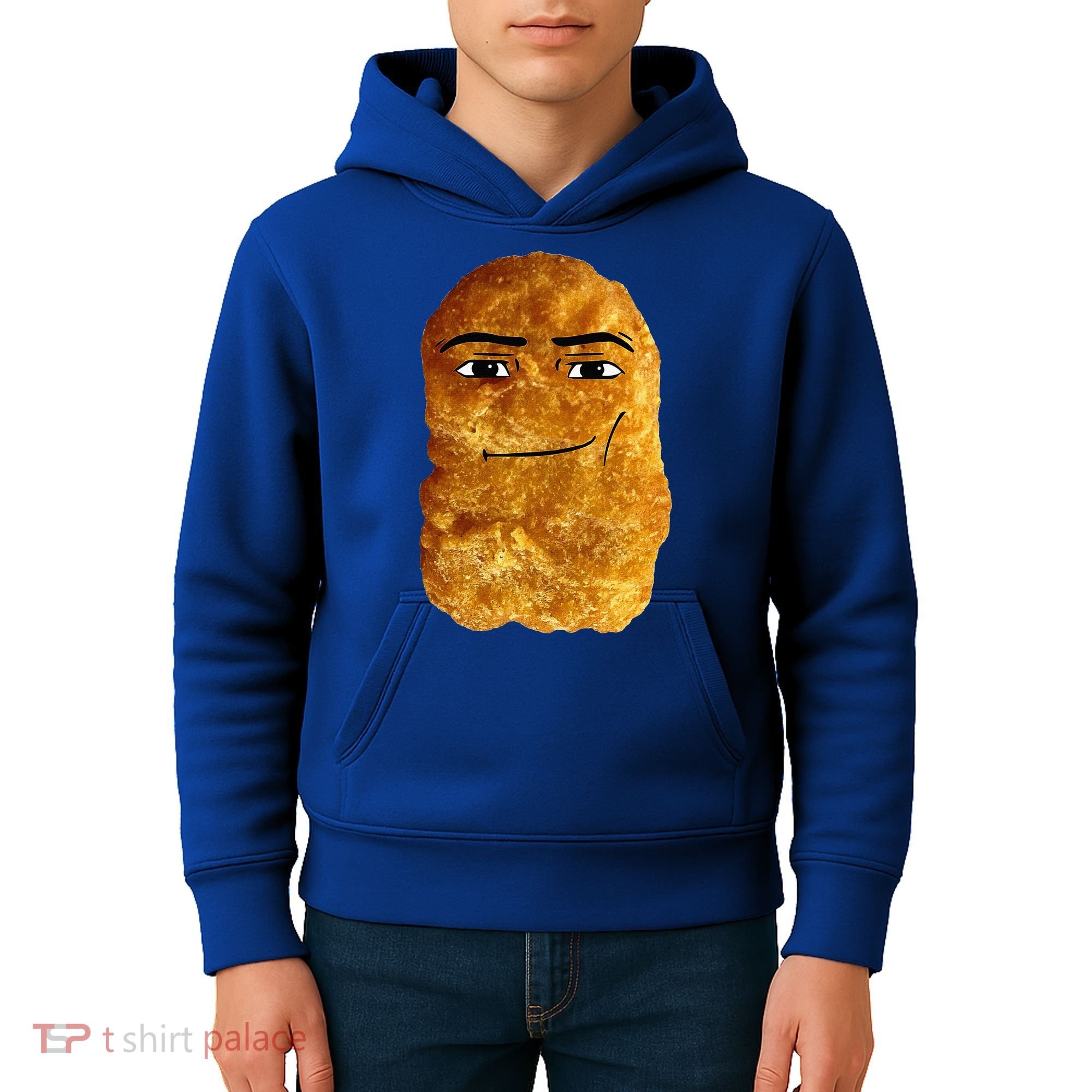 Chicken Nugget Meme Kids Hoodie