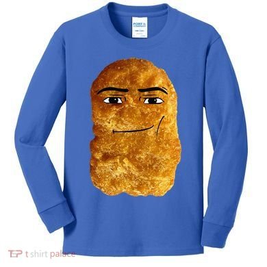 Chicken Nugget Meme Kids Long Sleeve Shirt