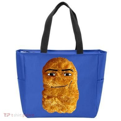 Chicken Nugget Meme Tote Bag