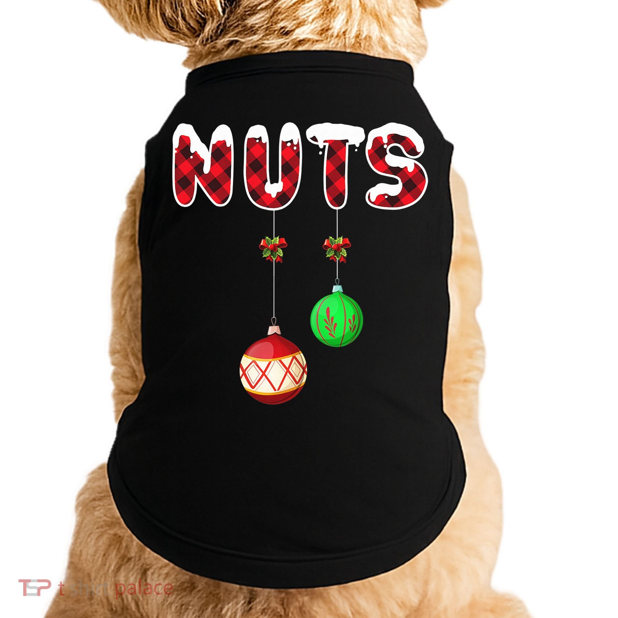 Chest Nuts Matching Christmas Pajamas For Couples Adults Doggie Tank