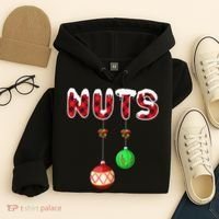 Chest Nuts Matching Christmas Pajamas For Couples Adults Hoodie thumb 4