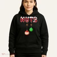 Chest Nuts Matching Christmas Pajamas For Couples Adults Hoodie thumb 5