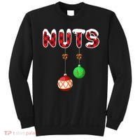 Chest Nuts Matching Christmas Pajamas For Couples Adults Sweatshirt thumb 0