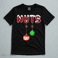 Chest Nuts Matching Christmas Pajamas For Couples Adults T-Shirt thumb 5