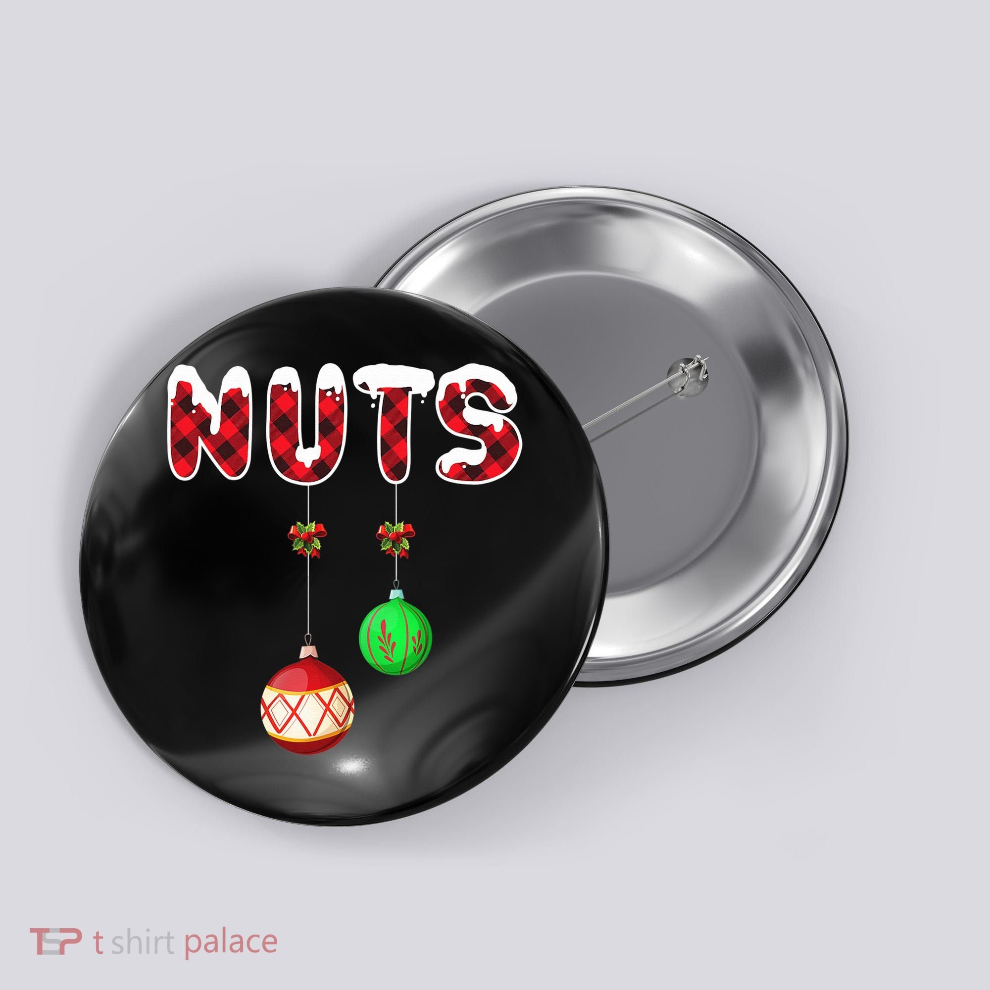 Chest Nuts Matching Christmas Pajamas For Couples Adults Button
