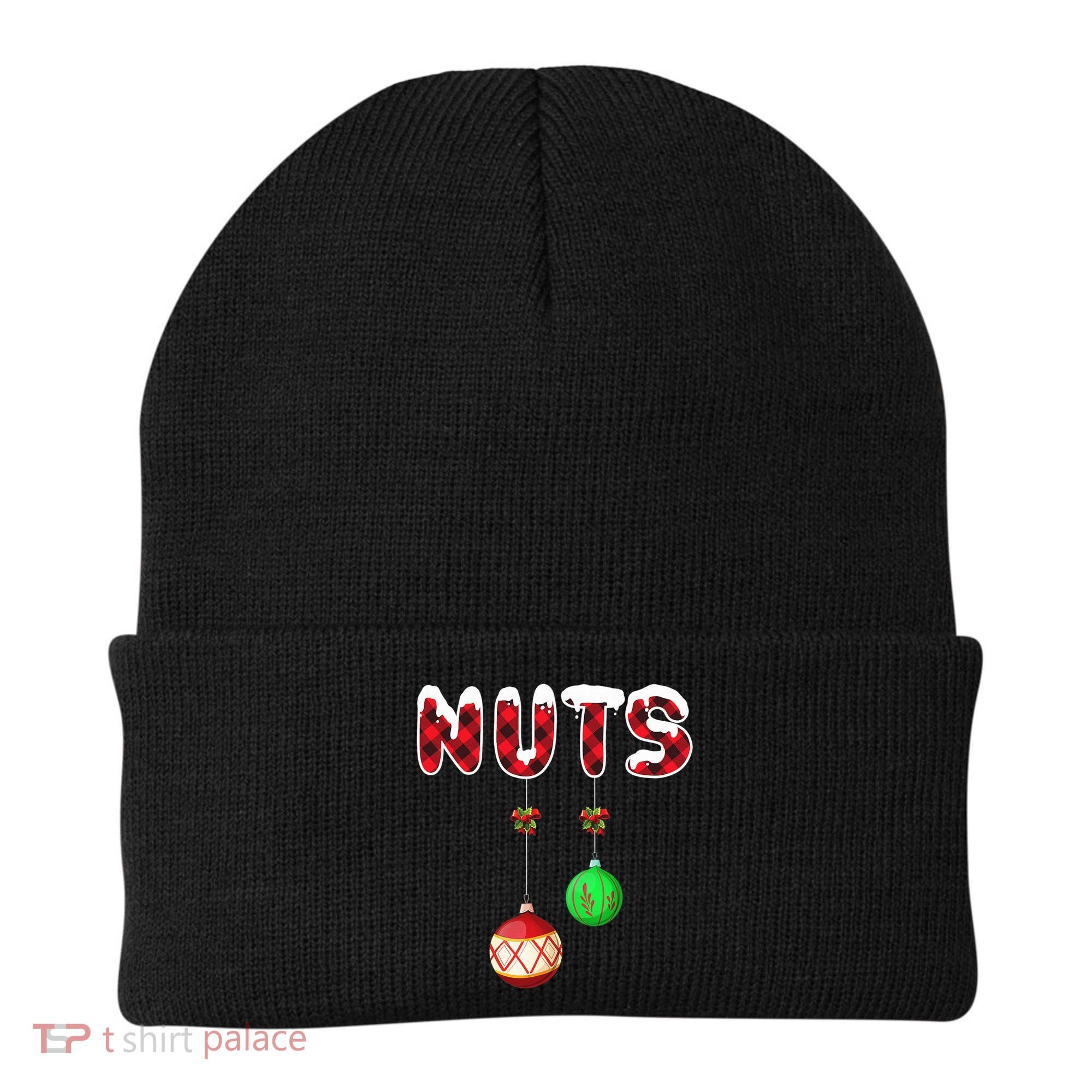 Chest Nuts Matching Christmas Pajamas For Couples Adults Beanie