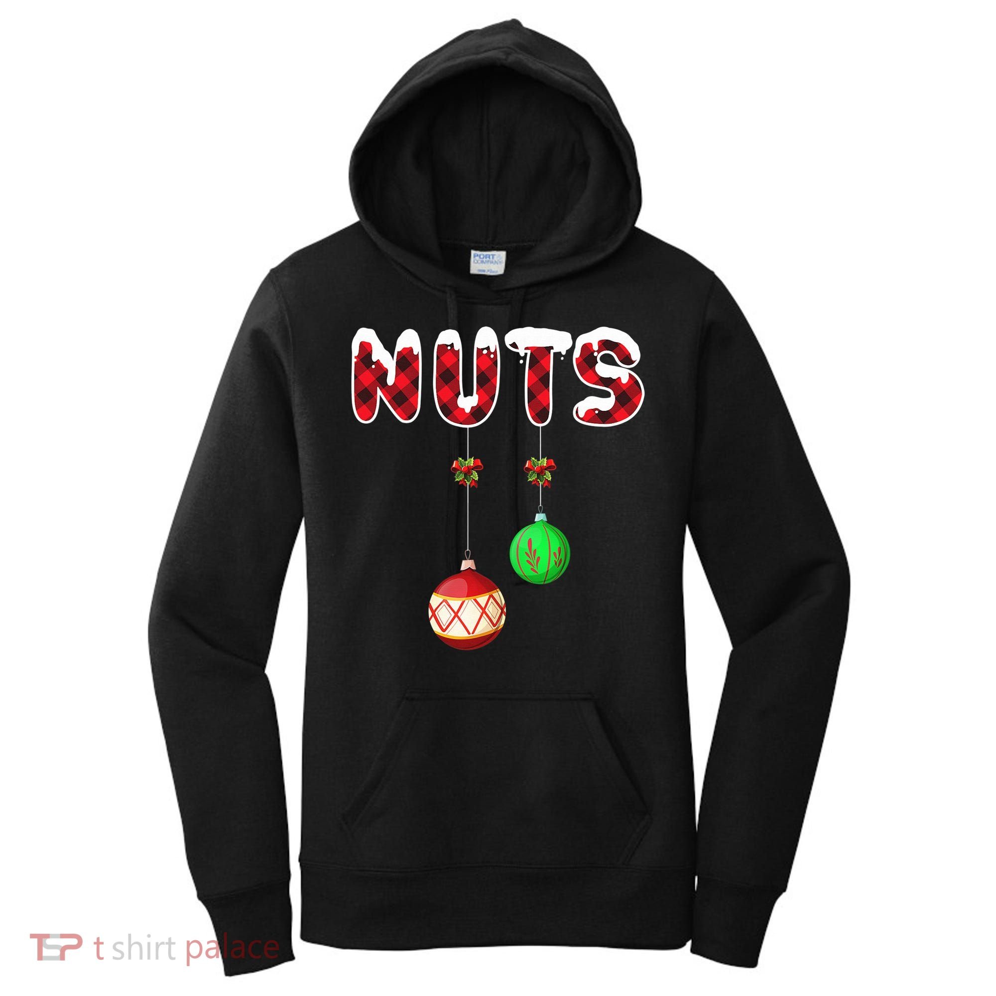 Chest Nuts Matching Christmas Pajamas For Couples Adults Women's Hoodie