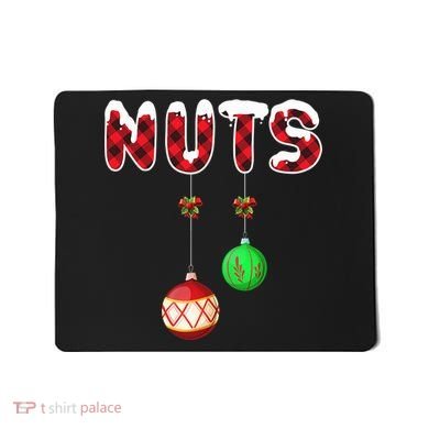 Chest Nuts Matching Christmas Pajamas For Couples Adults Mousepad