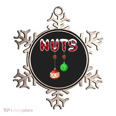 Chest Nuts Matching Christmas Pajamas For Couples Adults Ornament
