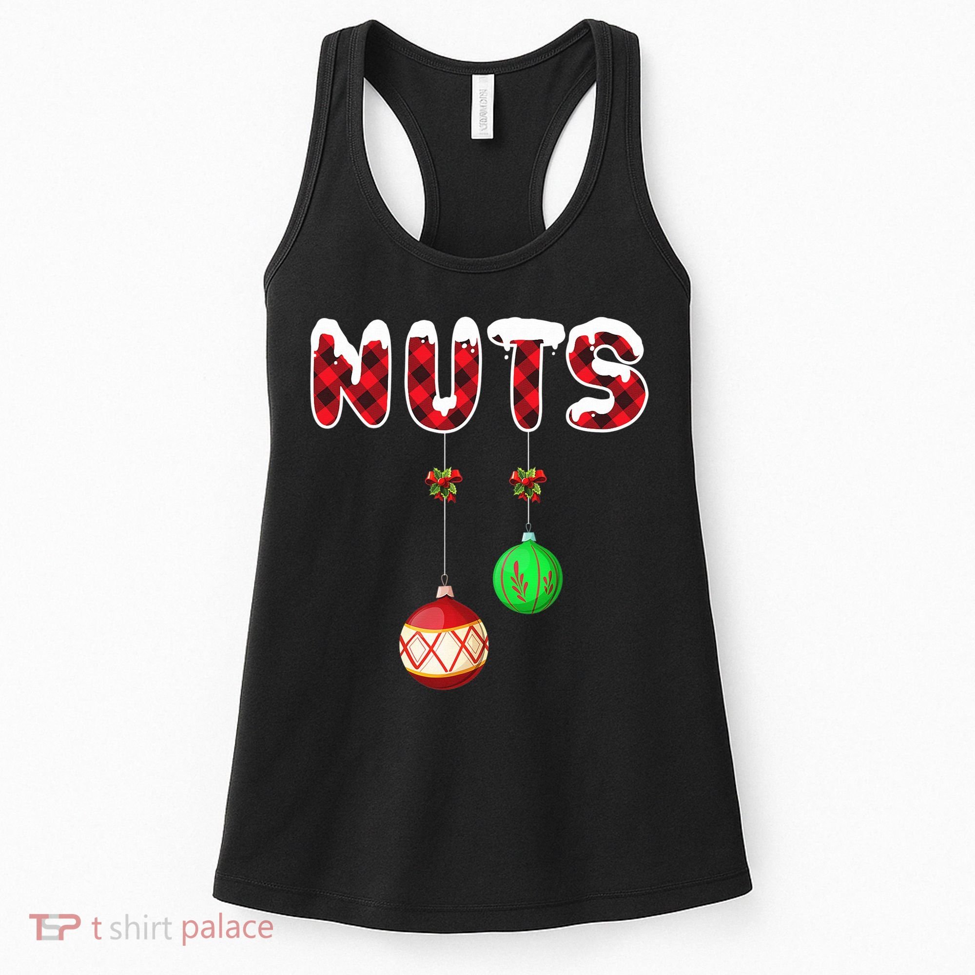 Chest Nuts Matching Christmas Pajamas For Couples Adults Women's Tank Top