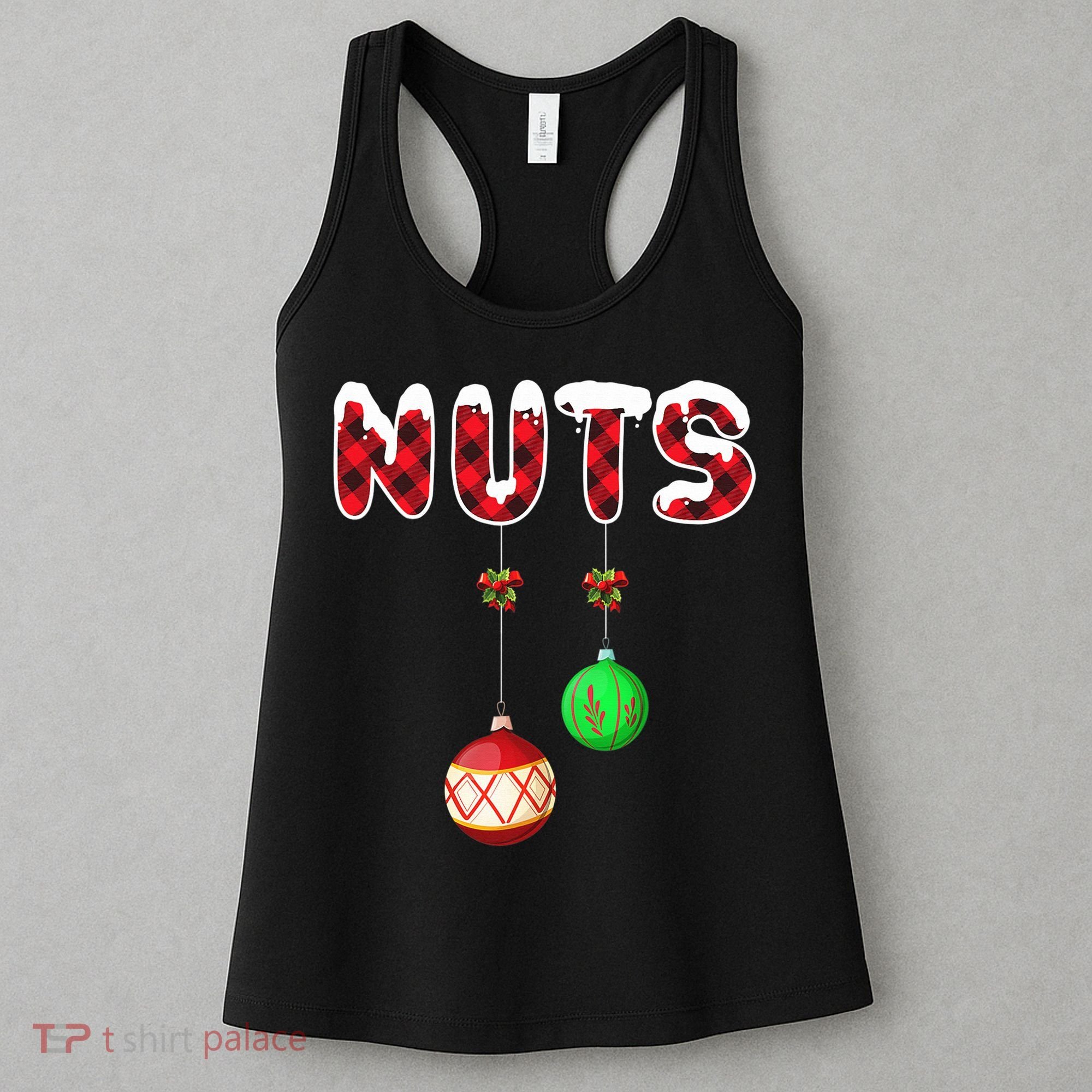 Chest Nuts Matching Christmas Pajamas For Couples Adults Women's Tank Top