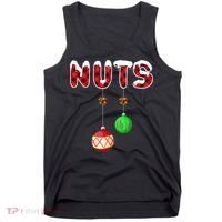 Chest Nuts Matching Christmas Pajamas For Couples Adults Tank Top thumb 0