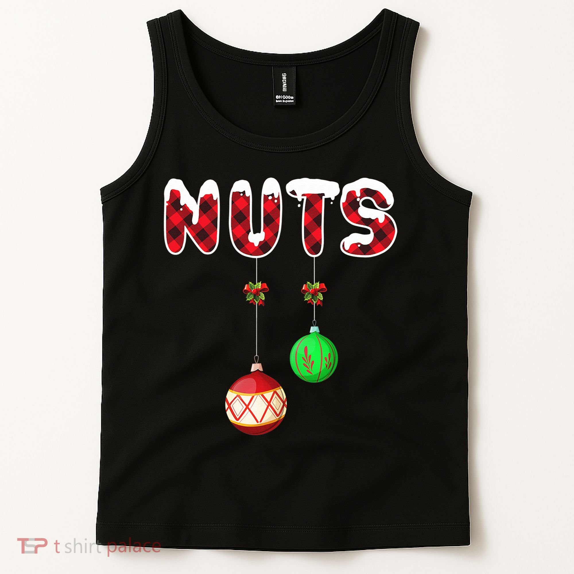 Chest Nuts Matching Christmas Pajamas For Couples Adults Tank Top