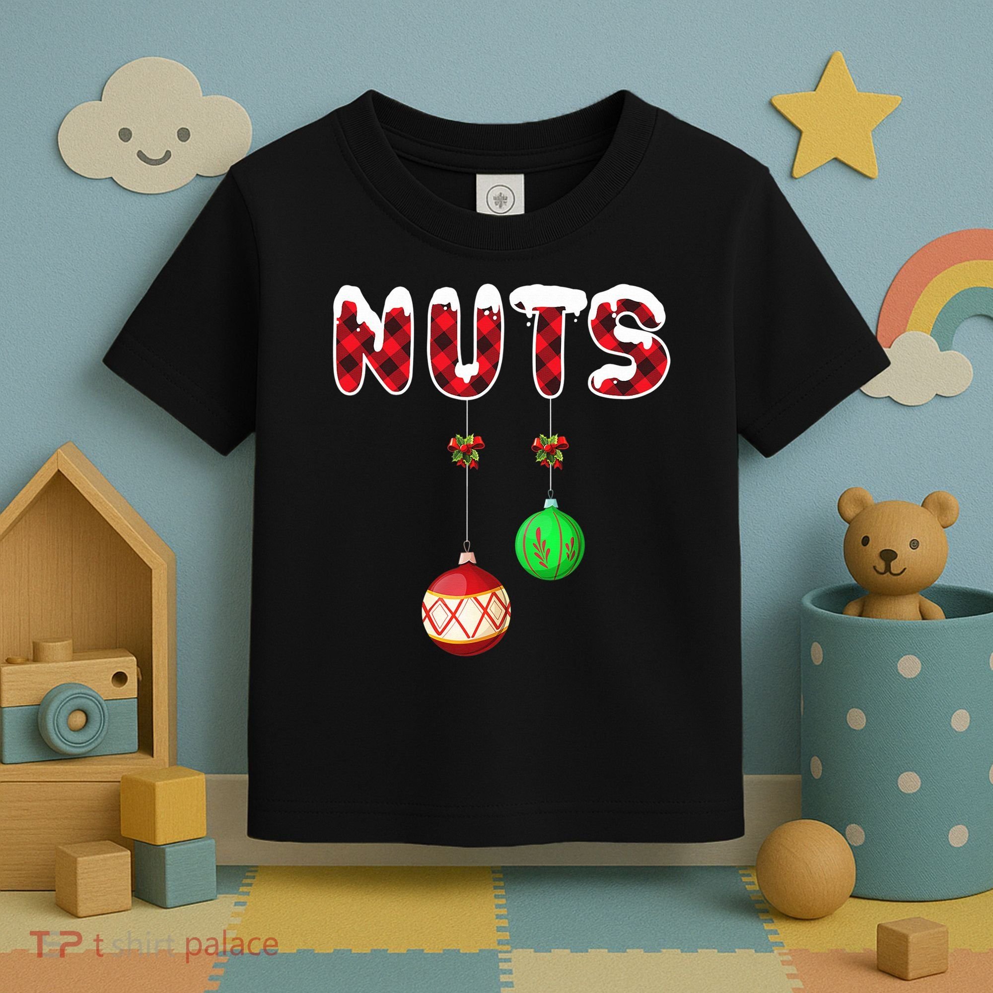 Chest Nuts Matching Christmas Pajamas For Couples Adults Toddler T-Shirt
