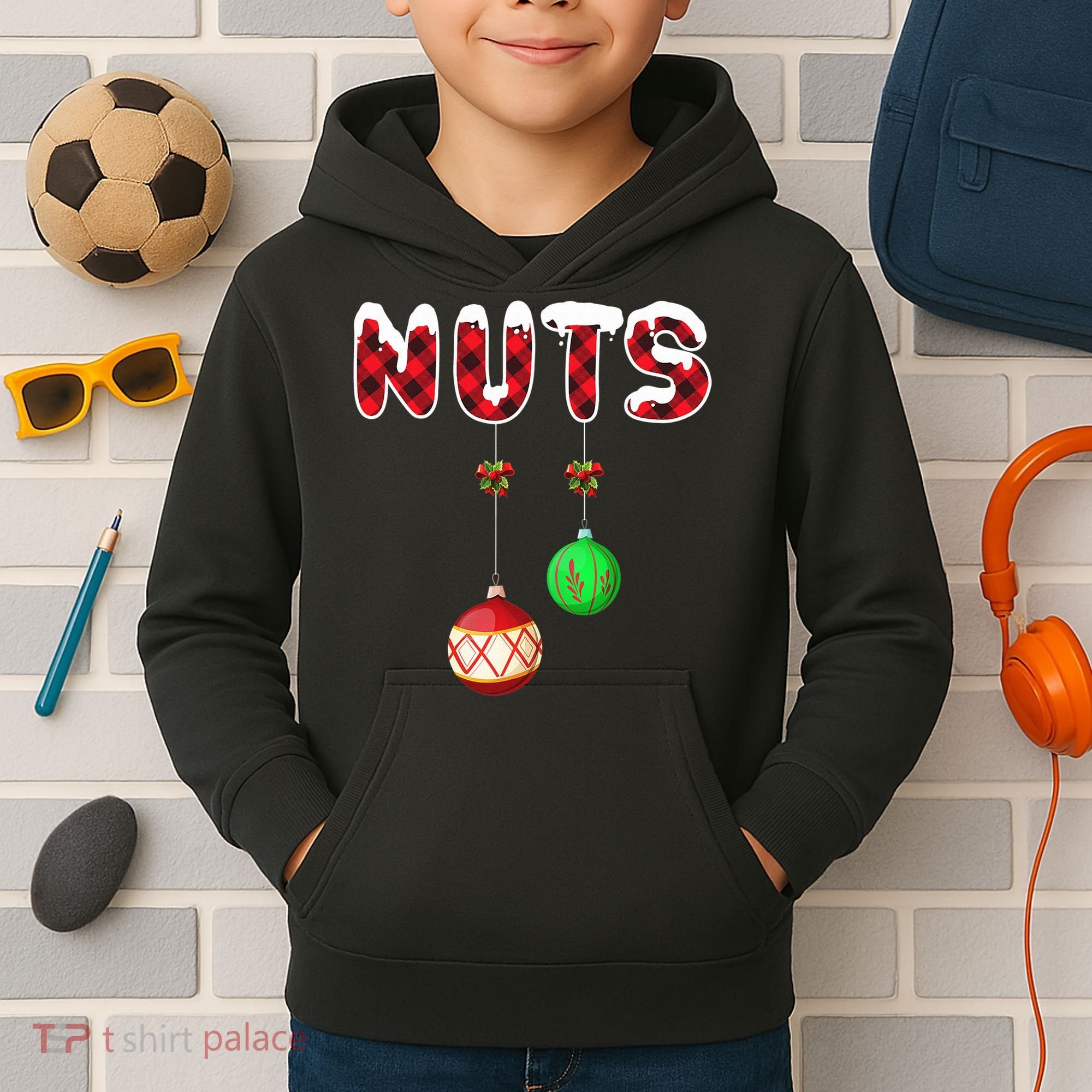 Chest Nuts Matching Christmas Pajamas For Couples Adults Kids Hoodie
