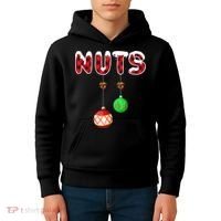 Chest Nuts Matching Christmas Pajamas For Couples Adults Kids Hoodie thumb 4