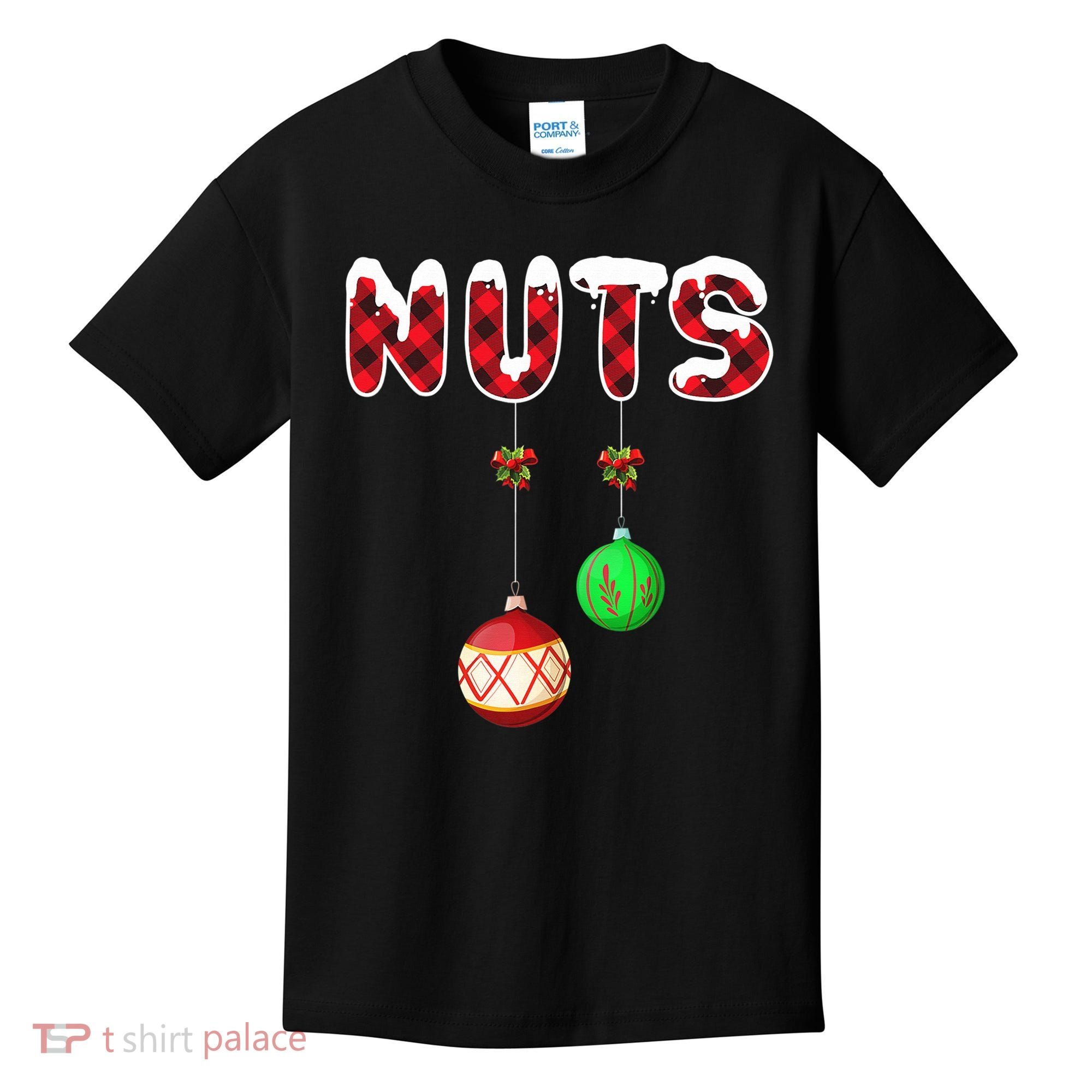 Chest Nuts Matching Christmas Pajamas For Couples Adults Kids T-Shirt
