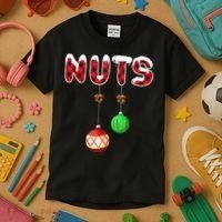 Chest Nuts Matching Christmas Pajamas For Couples Adults Kids T-Shirt thumb 3
