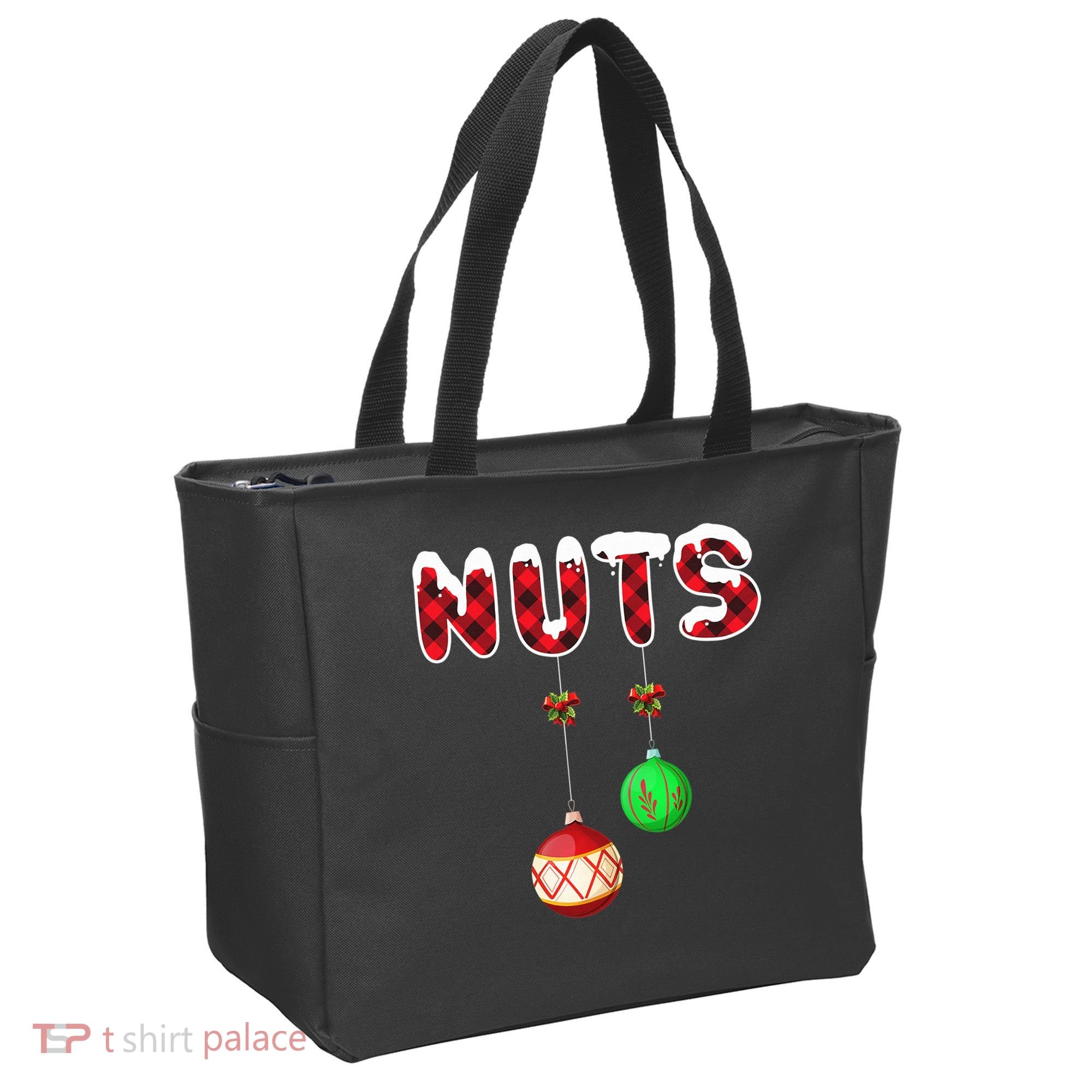 Chest Nuts Matching Christmas Pajamas For Couples Adults Tote Bag