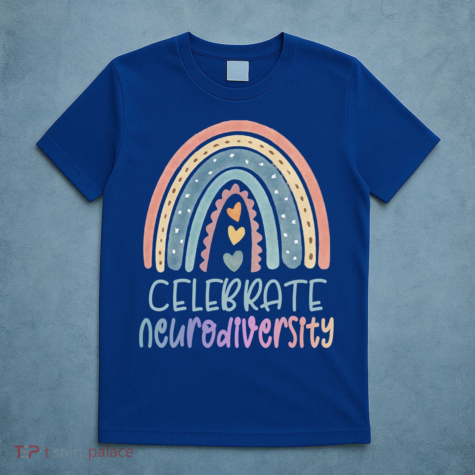 Celebrate Neurodiversity Mental Health Autism Awareness Cute Gift T-Shirt