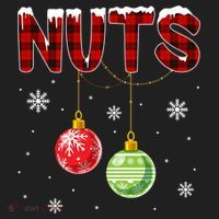 Chest Nuts Matching Chestnuts Funny Christmas Couples Nuts Gift Women's Sweatshirt thumb 2