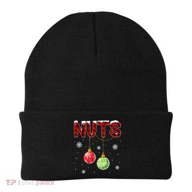 Chest Nuts Matching Chestnuts Funny Christmas Couples Nuts Gift Beanie