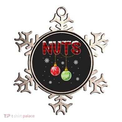 Chest Nuts Matching Chestnuts Funny Christmas Couples Nuts Gift Ornament