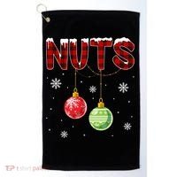 Chest Nuts Matching Chestnuts Funny Christmas Couples Nuts Gift Golf Towel thumb 0