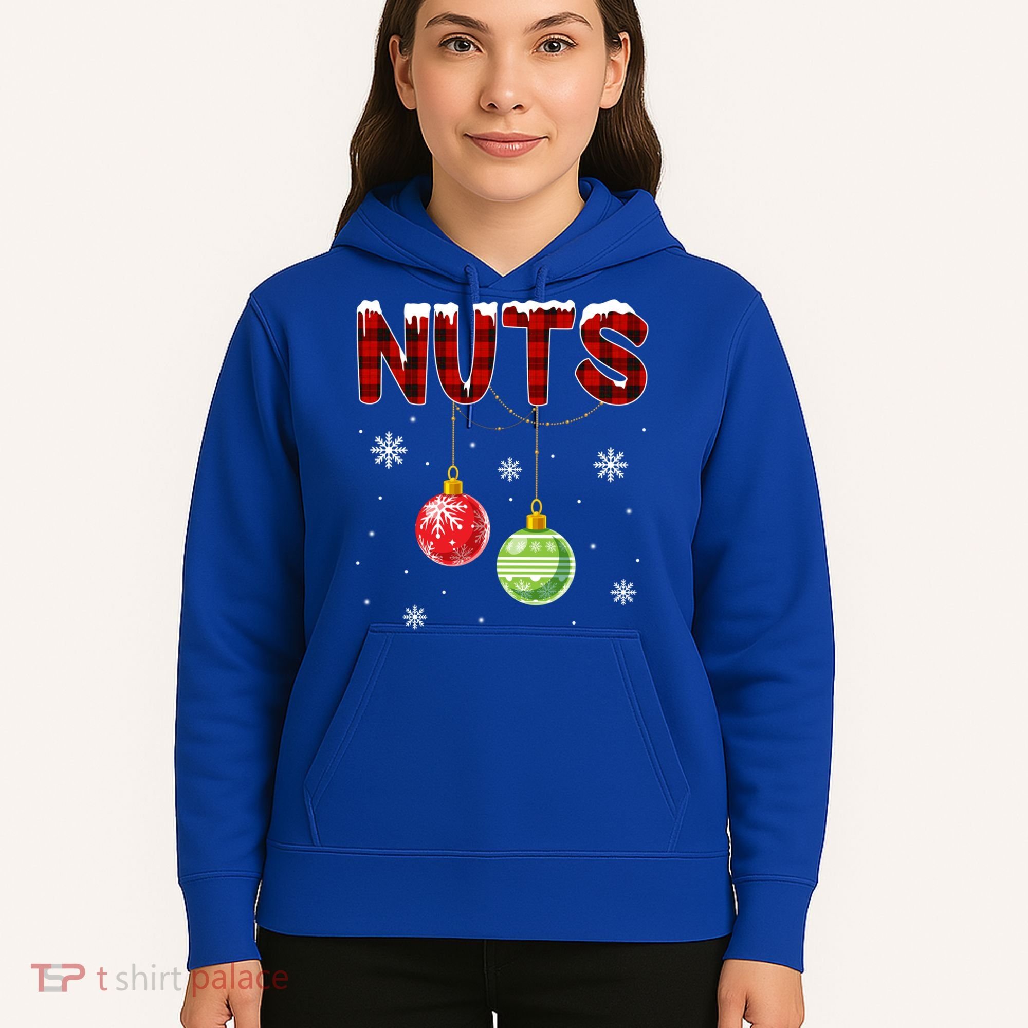 Chest Nuts Matching Chestnuts Funny Christmas Couples Nuts Gift Hoodie
