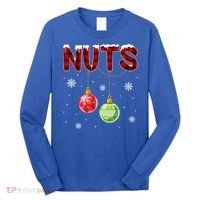 Chest Nuts Matching Chestnuts Funny Christmas Couples Nuts Gift Long Sleeve Shirt thumb 0