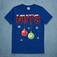 Chest Nuts Matching Chestnuts Funny Christmas Couples Nuts Gift T-Shirt thumb 5