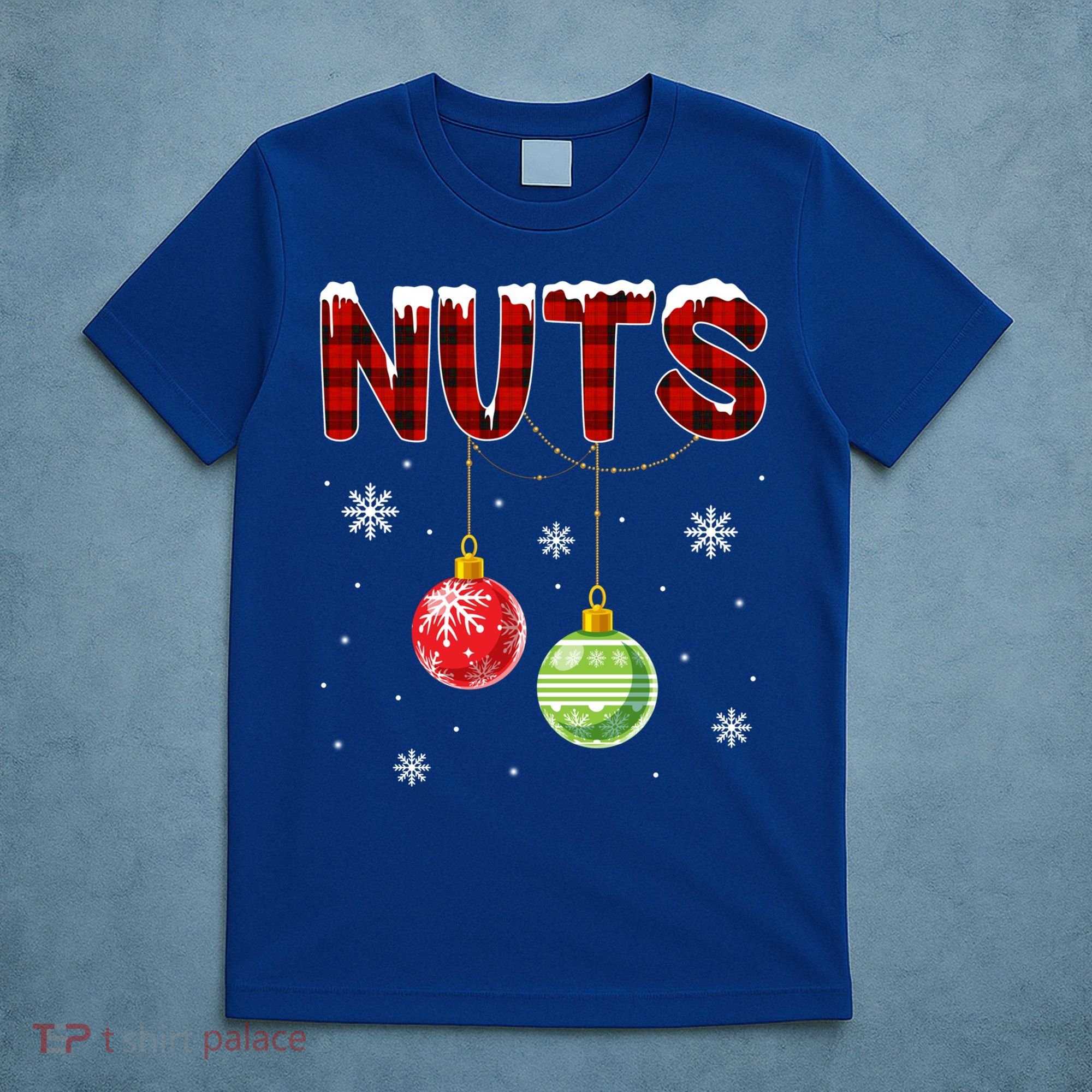 Chest Nuts Matching Chestnuts Funny Christmas Couples Nuts Gift T-Shirt