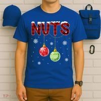 Chest Nuts Matching Chestnuts Funny Christmas Couples Nuts Gift T-Shirt thumb 6